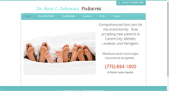 Desktop Screenshot of capitolfootcare.com